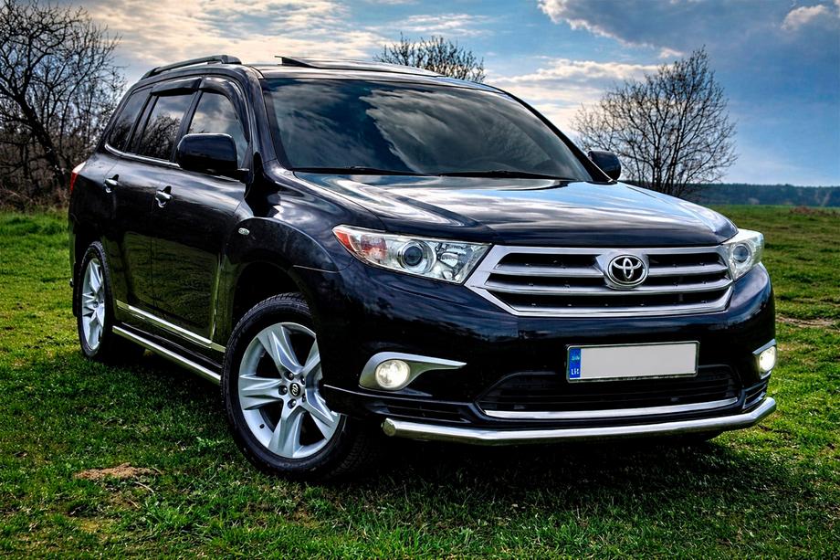 Toyota Highlander 2008-2013 Seitliche Rohre (2 Stk., Edelstahl) Image