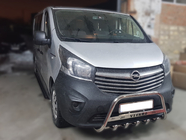 Opel Vivaro 2015-2019 Frontbügel WT003-4 (Edelstahl) Mit Schriftzug Foto 3