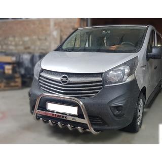 Frontbügel WT003-4 (Edelstahl) Opel Vivaro 2015-2019 Foto 2