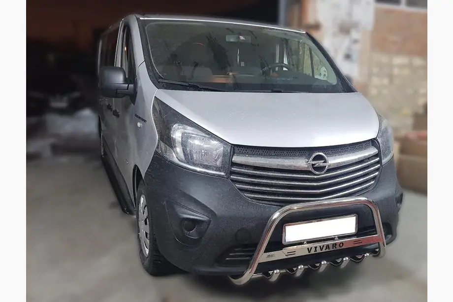 Opel Vivaro 2015-2019 Frontbügel WT003-4 (Edelstahl) Foto 3