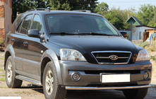 Kia Sorento I BL 2002-2009 Frontschutzbügel ST008 (Edelstahl) Foto 2