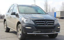 Mercedes ML W164 2005-2011 Frontschutzbügel ST008 (Edelstahl) Foto 2