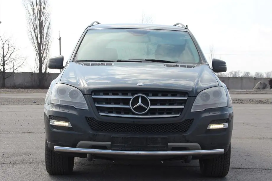 Mercedes ML W164 2005-2011 Frontschutzbügel ST008 (Edelstahl) Image