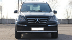Mercedes GL class X164 2006-2012 Frontschutzbügel ST008 (Edelstahl) Foto 1