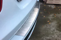 BMW X3 F25 2011-2018 Edelstahl Ladekantenschutz OmsaLine (matt, rostfrei) Foto 3