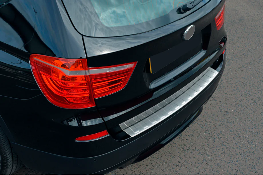 BMW X3 F25 2011-2018 Edelstahl Ladekantenschutz OmsaLine (matt, rostfrei) Image