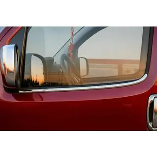 Fensterrahmen Zierleisten außen (2 Stk, Edelstahl) Citroen Nemo 2007-2017 Foto 1