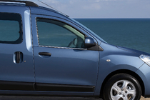 Dacia Dokker 2013-2022 Fensterzierleisten (2 Stk., Edelstahl) Carmos - Türkischer Edelstahl Foto 2