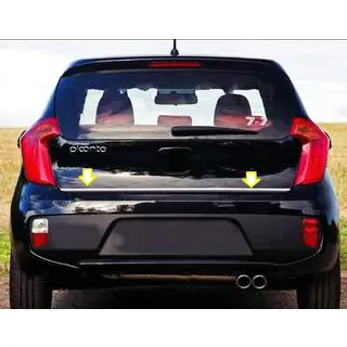 Kofferraumleiste Edelstahl Kia Picanto 2011-2016 Foto 1