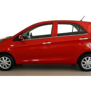 Fensterzierleisten Edelstahl (4 Stk) Kia Picanto 2011-2016 Foto 1