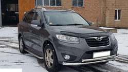 Hyundai Santa Fe 2 2006-2012 Frontschutzbügel ST014 (Edelstahl) Foto 3
