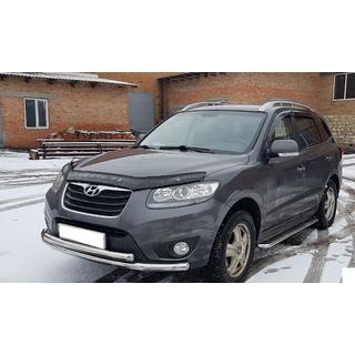 Frontschutzbügel ST014 (Edelstahl) Hyundai Santa Fe 2 2006-2012 Foto 2