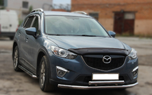 Mazda CX-5 2012-2017 Frontschutzbügel ST014 (Edelstahl) d60/42 Foto 2