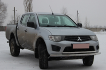 Mitsubishi L200 2006-2015 Frontschutzbügel ST014 (Edelstahl) d60/42 Foto 3