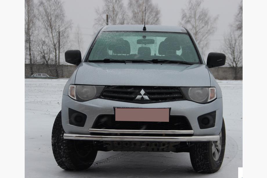 Mitsubishi L200 2006-2015 Frontschutzbügel ST014 (Edelstahl) d60/42 Image