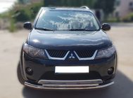 Mitsubishi Outlander 2006-2012 Frontschutzbügel ST014 (Edelstahl) Foto 1