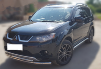 Mitsubishi Outlander 2006-2012 Frontschutzbügel ST014 (Edelstahl) Foto 2