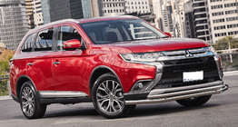 Mitsubishi Outlander 2012-2021 Frontschutzbügel ST014 (Edelstahl) d60/42 Foto 1