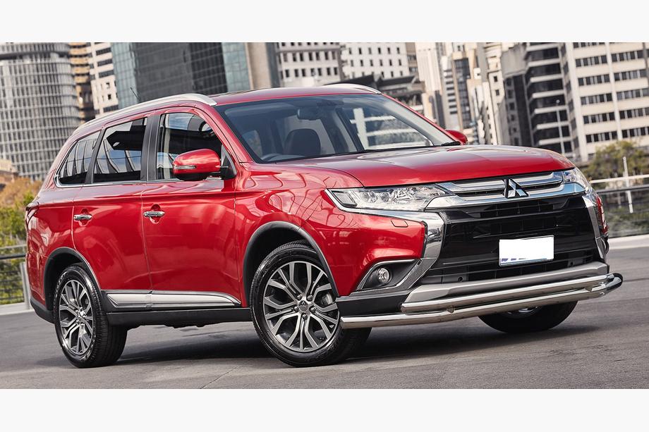 Mitsubishi Outlander 2012-2021 Frontschutzbügel ST014 (Edelstahl) d60/42 Image