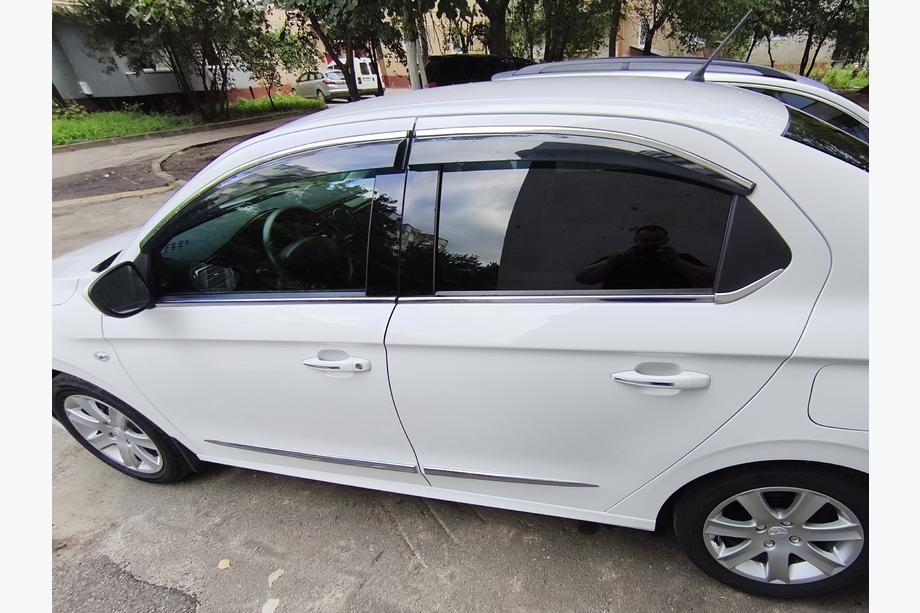 Peugeot 301 2012- Fensterumrandung Edelstahl 6 Stk, Carmos (mit Aussparung) Foto 5