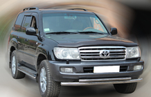 Toyota Land Cruiser 100 1998-2007 Frontschutzbügel ST014 (Edelstahl) Foto 3