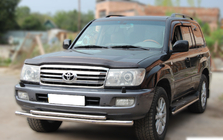 Toyota Land Cruiser 100 1998-2007 Frontschutzbügel ST014 (Edelstahl) Foto 2