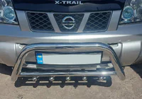 Nissan X-trail T30 2002-2007 Frontbügel QT006 (Edelstahl) Foto 1