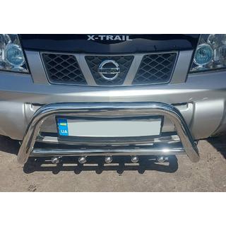 Frontbügel QT006 (Edelstahl) Nissan X-trail T30 2002-2007 Foto 1