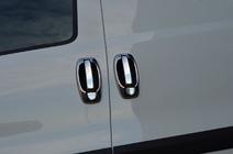 Opel Combo 2012-2018 Chrom Türgriffblenden und Umrandungen (8 Stk, Edelstahl) Foto 14