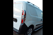 Opel Combo 2012-2018 Chrom Blenden für Rückleuchten (2012-2015, 2 Stk, Kunststoff) Foto 3