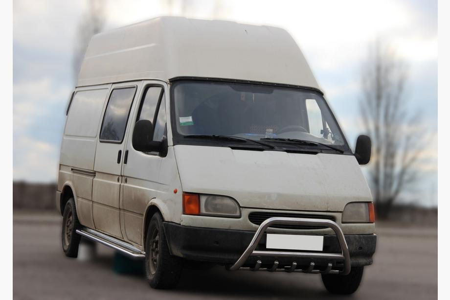 Ford Transit 1991-2000 Frontbügel WT003 (Edelstahl) Image