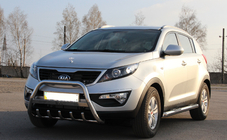 Kia Sportage 2010-2015 Frontbügel WT004 Edelstahl Foto 3