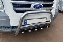 Ford Transit 2000–2014 Frontbügel WT004 Edelstahl Foto 3