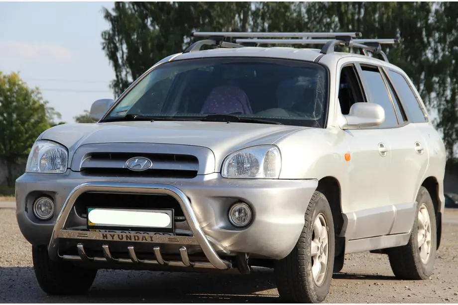 Hyundai Santa Fe 1 2000-2006 Frontbügel WT004 Edelstahl Image