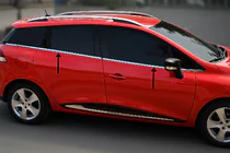 Renault Clio IV 2012-2019 Fensterzierleisten Edelstahl (Sport Tourer, 8 Stk) Foto 1