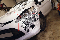 Ford Fiesta 2008-2017 Scheinwerferabdeckungen (2 Stk, Kunststoff) Foto 1