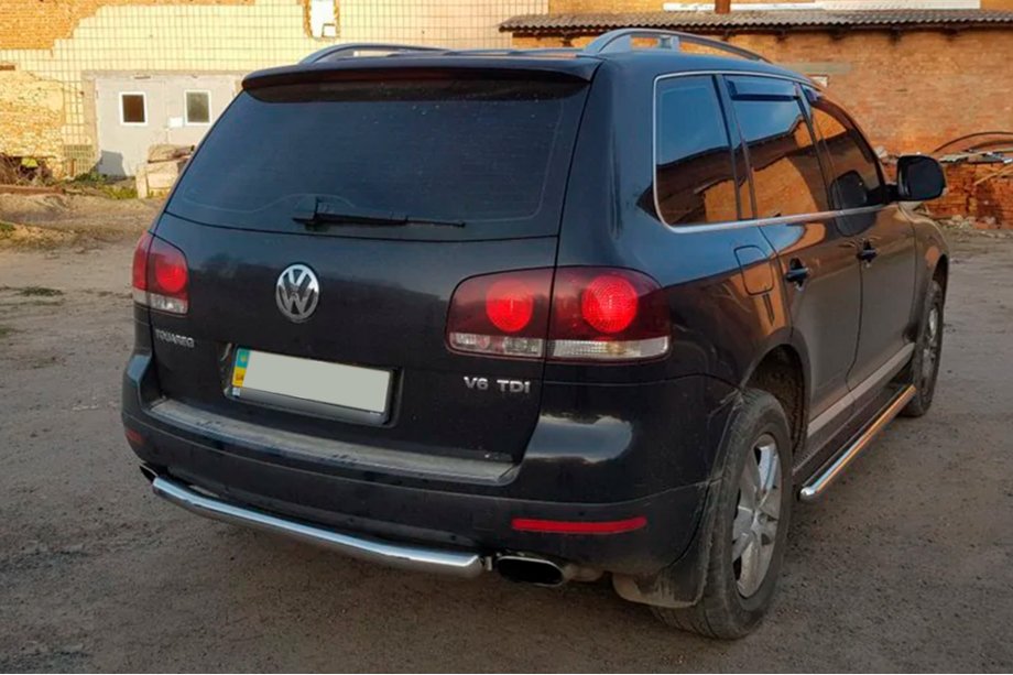 Volkswagen Touareg 2002–2010 Heckschutz AK002 (2 Stk., Edelstahl) Foto 7