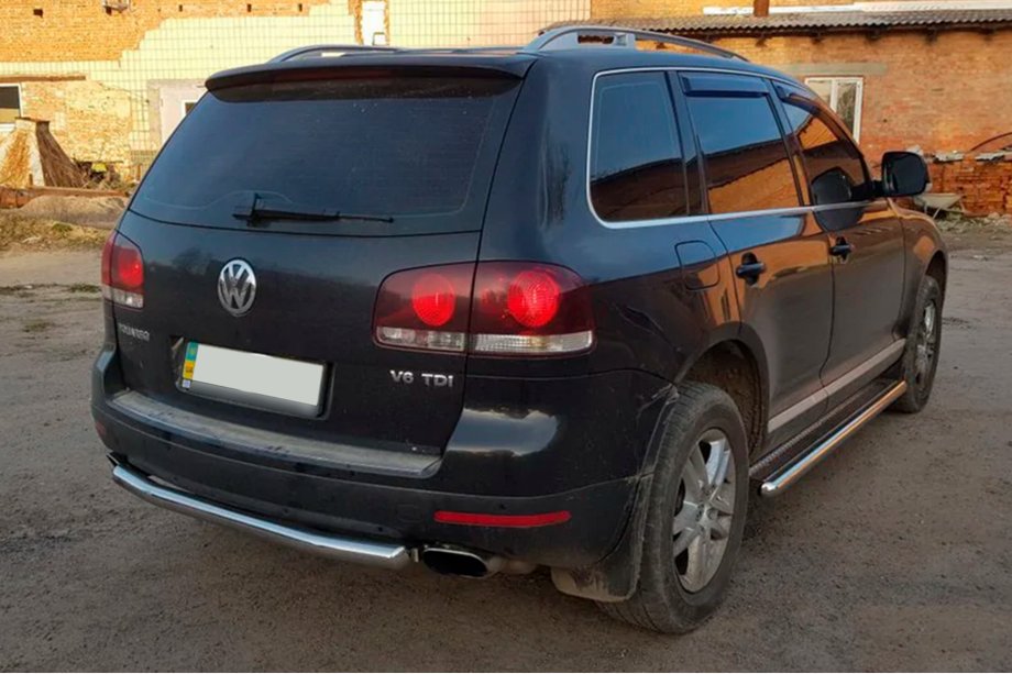 Volkswagen Touareg 2002–2010 Heckschutz AK002 (2 Stk., Edelstahl) Foto 8