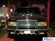 VAZ 2107 1982-2012 Frontbügel WT003 (42mm, Edelstahl) Foto 2