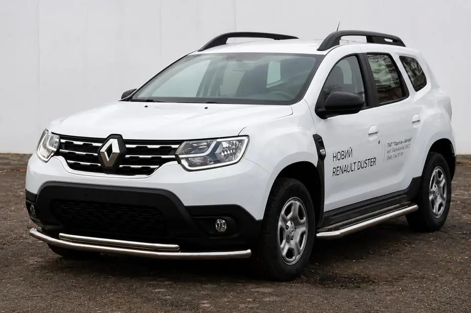 Renault Duster 2018-2024 Frontschutzbügel F3-10 (Edelstahl) Image