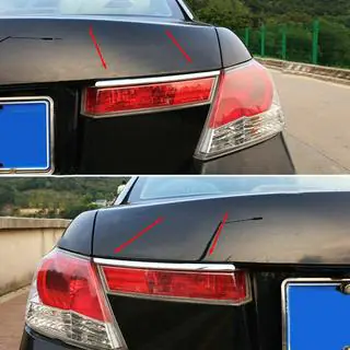 Chrom Blenden für Rückleuchten (2 Stk, Kunststoff) Foto 1