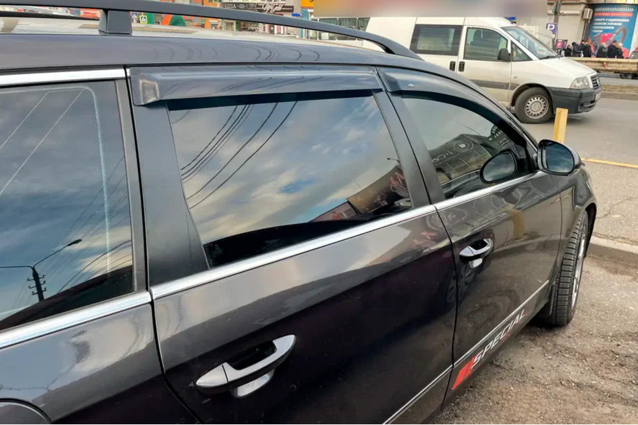 Volkswagen Passat B7 2012-2015 Windabweiser SW (4 Stk, EU, HIC) Foto 2