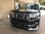 Toyota Land Cruiser Prado 150 2009-2023 Stoßstangenaufsätze vorne und hinten Modelista V1 (2017-) Schwarz Foto 9