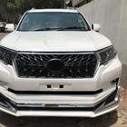 Toyota Land Cruiser Prado 150 2009-2023 Stoßstangenaufsätze vorne und hinten Modelista V1 (2017-) Schwarz Foto 12