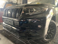 Toyota Land Cruiser Prado 150 2009-2023 Stoßstangenaufsätze vorne und hinten Modelista V1 (2017-) Schwarz Foto 13
