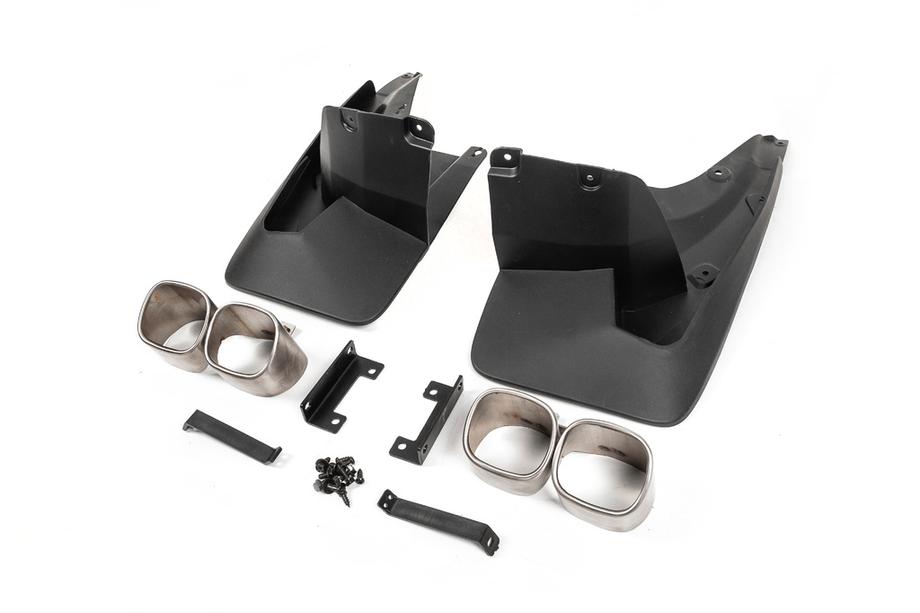 Toyota Land Cruiser Prado 150 2009-2023 Stoßstangenaufsätze vorne und hinten Modelista V1 (2017-) Weiß Foto 8