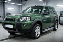 Land Rover Freelander I 1997-2006 Seitenschweller Maydos V2 (2 Stk., Aluminium & Edelstahl) Foto 2