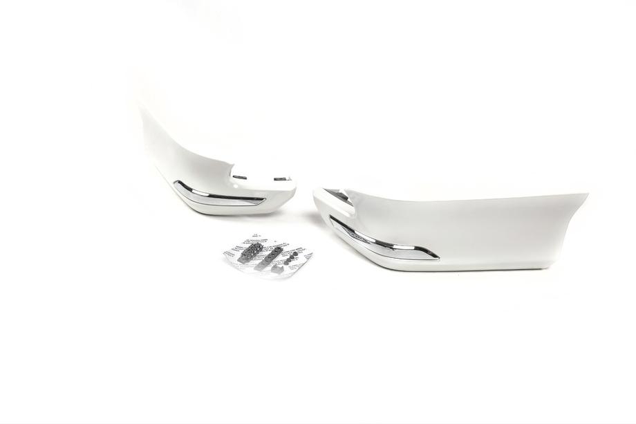 Toyota Land Cruiser Prado 150 2009-2023 Stoßstangenabdeckungen vorne und hinten Jaos (2014-2017) Weiß Foto 9