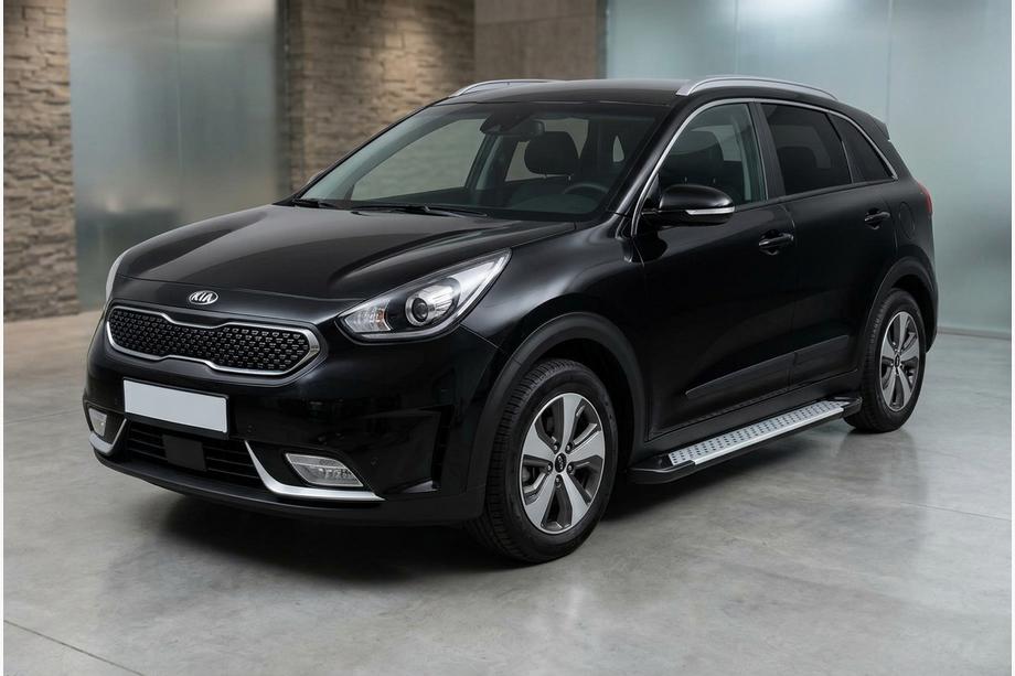 Kia Niro 2016–2021 Trittbretter Allmond Grey (2 Stk., Aluminium) Image