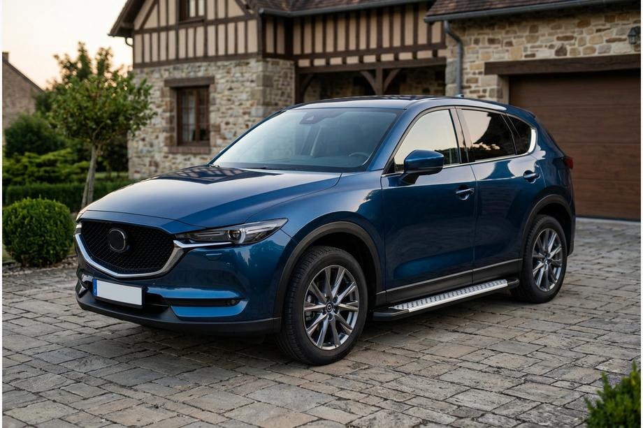 Mazda CX-5 2017–2025 Trittbretter Allmond Grey (2 Stk., Aluminium) Image